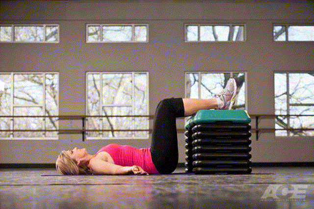Supine 90-90 Hip Rotator Stretch